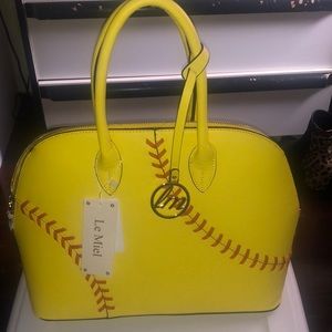 Baseball design purse